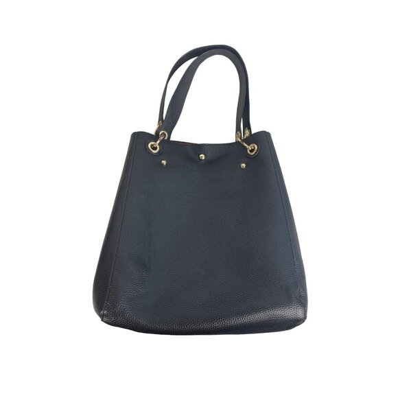 Shein Women’s Faux Leather Black and Brown Tote Shoulder Bag Wallet Bucket Style - Picture 1 of 11